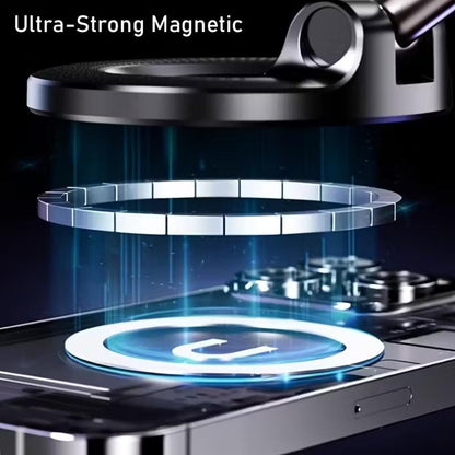 Adjustable Magnetic Phone Holder for Car and Desktop Use Compatible with Iphone 17/16/15/14/12 Series Portable Foldable Car Phone Mount Fits All Smartphones and Vehicle Models - Randomly Assorted Car Accessory Fragrance Disc Included